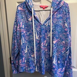 Lilly Pulitzer Pink and White Top